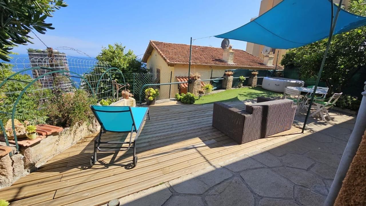 Maison Avec Jardin, Vue Mer Aux Portes De Monaco Beausoleil Exterior foto