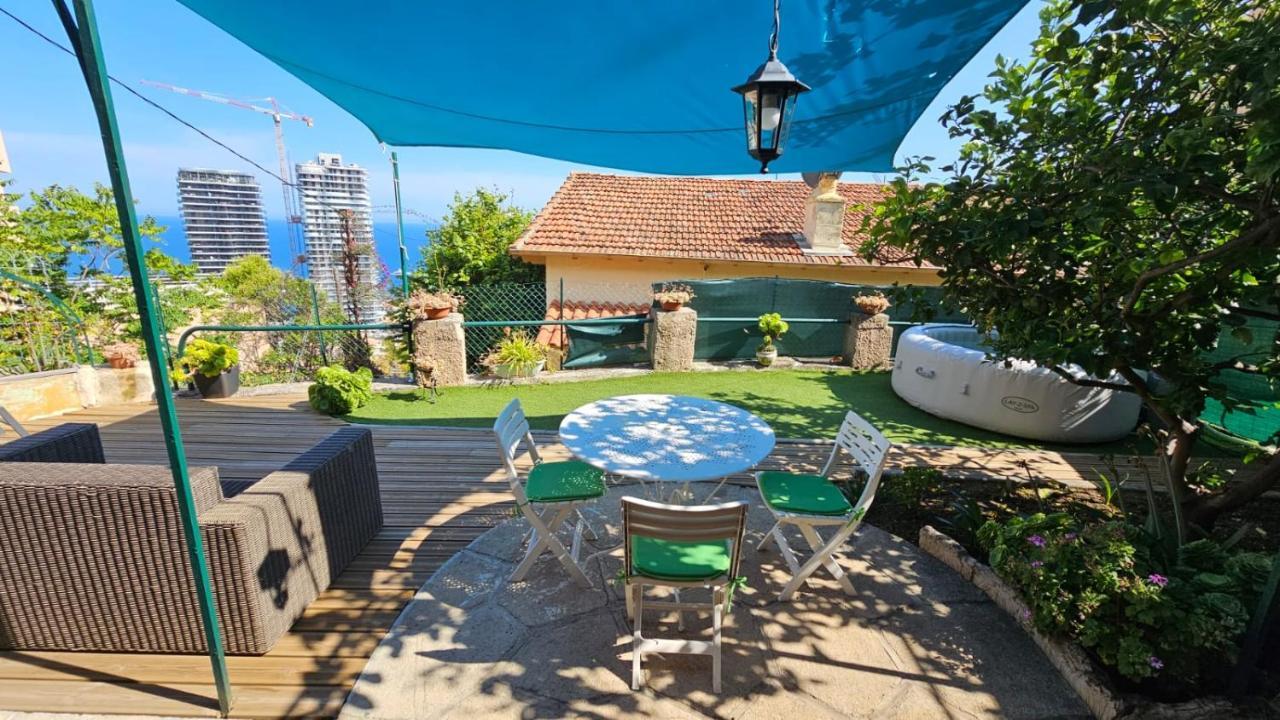 Maison Avec Jardin, Vue Mer Aux Portes De Monaco Beausoleil Exterior foto