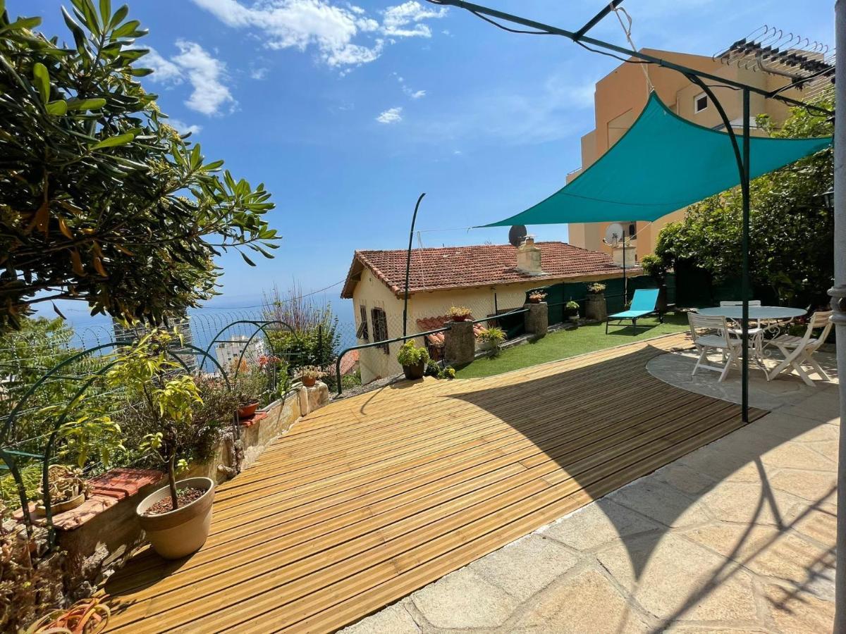 Maison Avec Jardin, Vue Mer Aux Portes De Monaco Beausoleil Exterior foto